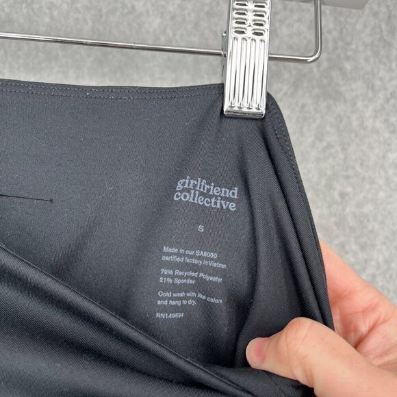 Girlfriend Collective Compressive High-Rise Legging Size S Black Classic Neutral - Picture 9 of 14